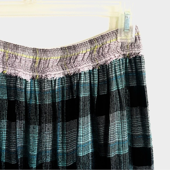 Free People Intimately Fallin' for Flannel Blue Plaid Lounge Pants S EUC - Picture 6 of 12